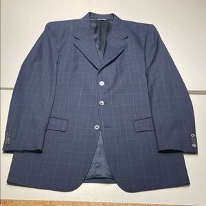 Tombolini size 54L/44L (large tall) Navy with light Blue Overcheck